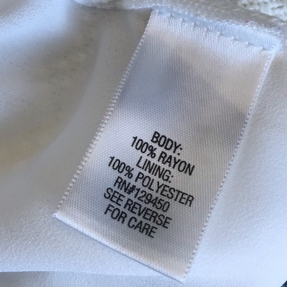 Apt 9 White Split Back Sleeveless Tank Top Blouse Medium - Picture 9 of 10